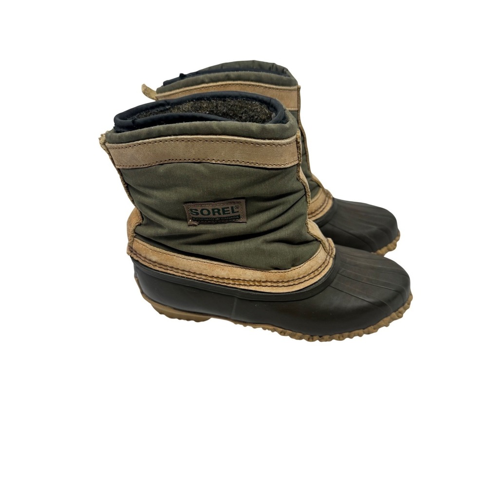🇨🇦Sorel‎ KAUFMAN 💚🤎💚Canada Vintage Winter Boots military Boho Western-6 - Picture 2 of 7